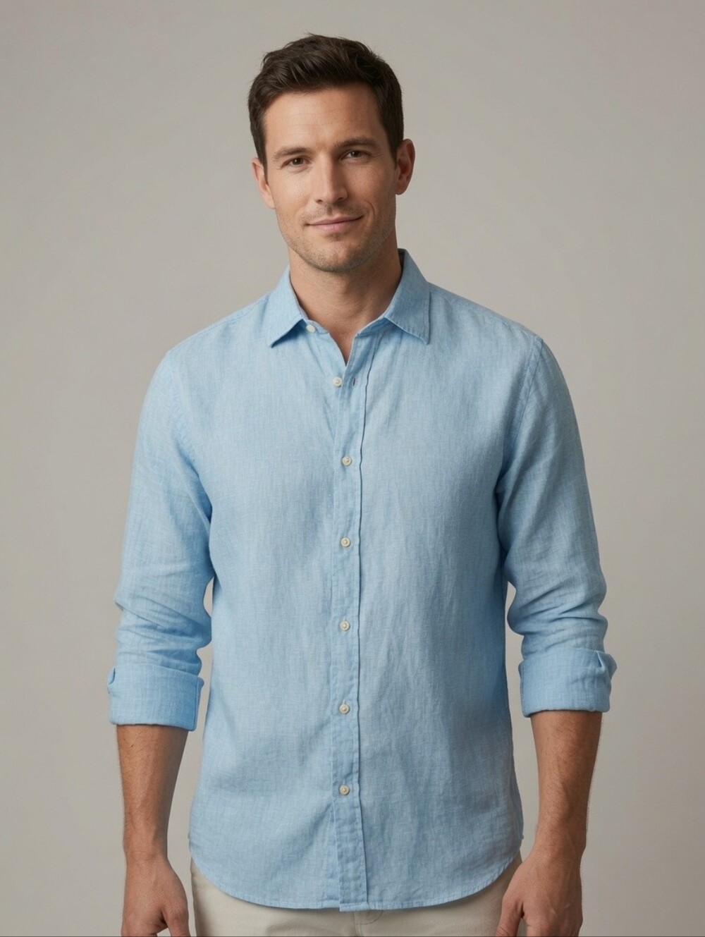 NWT‎ Polo Ralph Classic Fit Long-Sleeve 100% Linen Button Shirt Men's Size XL